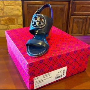 Tory Burch Navy Wedge